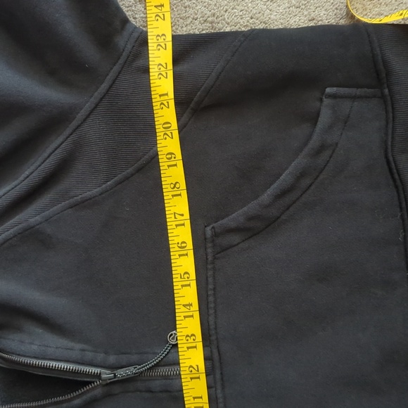 Lululemon Scuba Half Zip Hoodie Size M/L Black - Picture 6 of 8